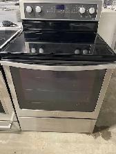 Cuisinière stainless vitrocéramique convection Whirlpool