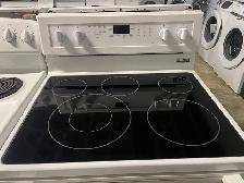 Cuisinière blanche vitrocéramique convection Maytag - Photo 2
