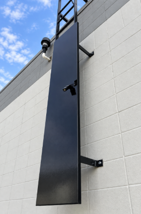 Commercial Ladder Security Covers – Custom 14 Gauge Steel