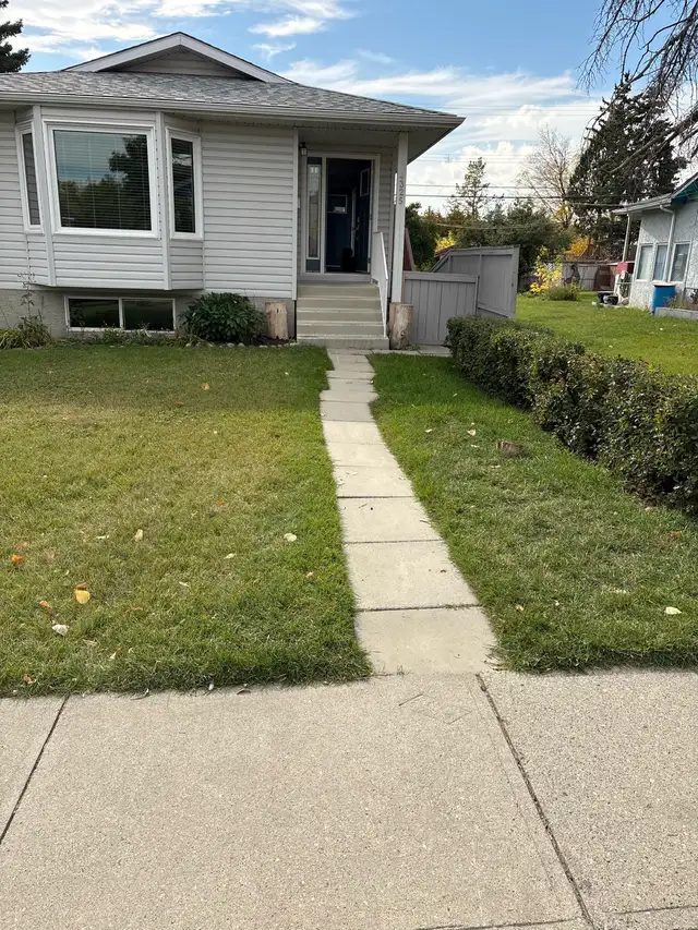 Sidewalk forming (dirt removal)