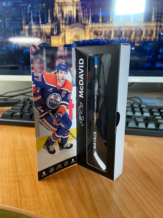 2026 McDonald's NHL Star Sticks Connor McDavid Edmonton Oilers
