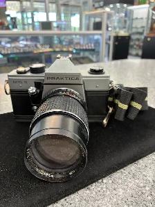 Praktica MTL 5 35mm camera w/ 135mm Lens