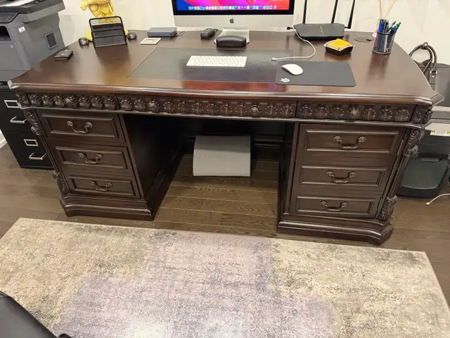 Brown Color Computer Executive Desk