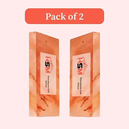 Pink Salt wall Tiles 8x4x1 Pack of 2