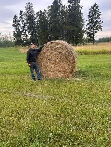 2026 Timothy/Fescue/Clover Hay – 5x6 Round Bales – Buck Lake