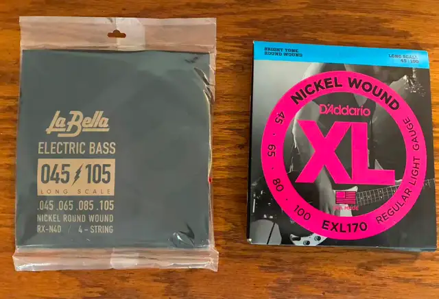 La Bella & D’Addario Bass Strings