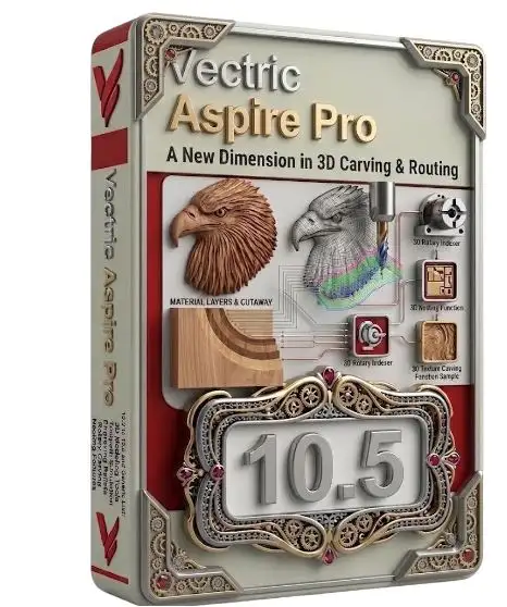 Vectric Aspire Pro | CNC Router CAD/CAM and 3D Carving