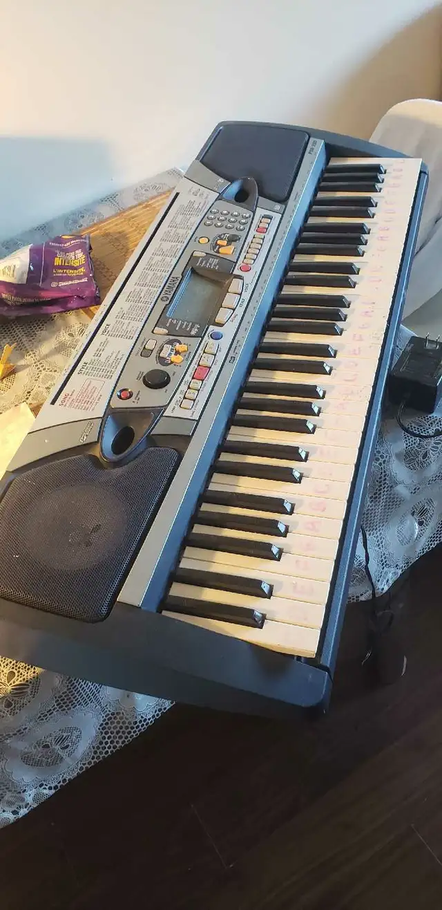 piano with 61 keys with stand