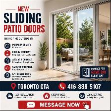 Premium Sliding patio Doors w installation