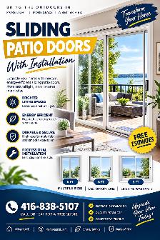 Sliding Patio Doors Installed by Professionals