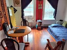 Appartement 1 et demi meublé à sous-louer pour 5-6 mois