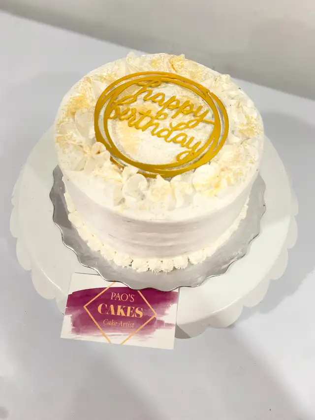 Classic Vanilla Cake 8in 10 servings