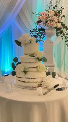 amazing custom cakes Floral cakes Seminaked cakes