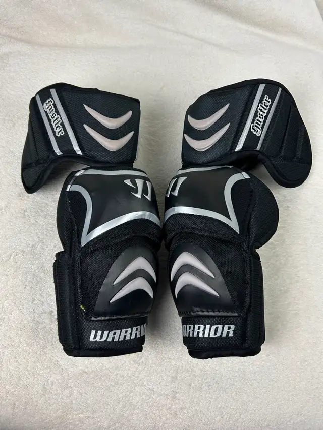 Warrior Hustler Hockey Elbow Pads - Senior, Size S - LIKE NEW!