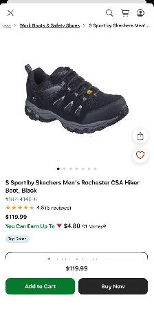 S Sport Skechers steel toe safety shoes - Photo 5
