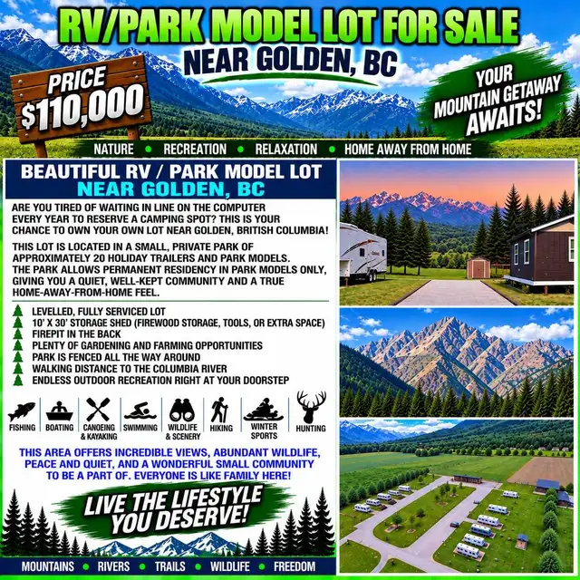GOLDEN, BC LOT FOR SALE