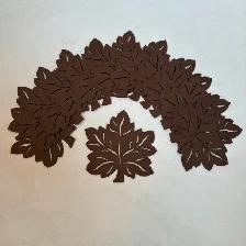 Autumn Leaf Felt Placemats - In Excellent Condition!