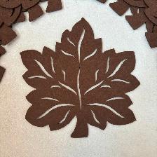 Autumn Leaf Felt Placemats - In Excellent Condition! - Photo 2