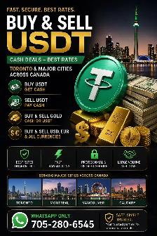 USDT Trading Toronto | Buy, Sell & Swap | Cash Deals