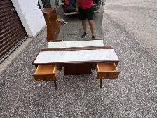 Free delivery used antique Vintage Dressing Table marble top - Photo 9