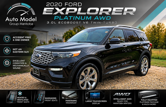 2020 Ford Explorer PLATINUM AWD /ACCIDENT FREE & ONE OWNER/