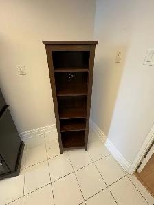 Free delivery used Dark Wood Bookshelf