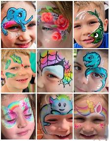 Black Light UV Glow Face Painting - Photo 7