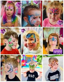 Black Light UV Glow Face Painting - Photo 8