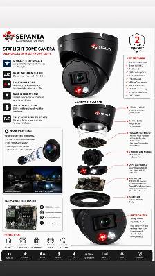 8 Camera 4K IP Camera system and 8ch Poe NVR… - Photo 2