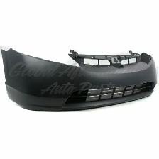 Honda Civic Sedan 2007-2008 Bumper Front Primed W/Grille Hole