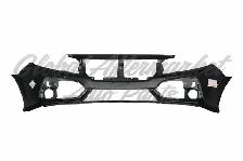 Honda Civic Hatchback 2017-2019 Bumper Front Primed - Photo 3