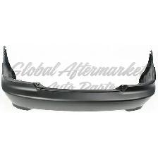 Honda Civic Coupe 2004-2005 Bumper Rear Primed - Photo 3