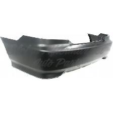 Honda Civic Coupe 2004-2005 Bumper Rear Primed - Photo 4