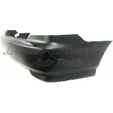 Honda Civic Coupe 2004-2005 Bumper Rear Primed - Photo 5