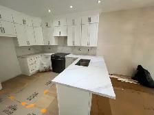 Modular Kitchen Cabinets | Quartz Tops