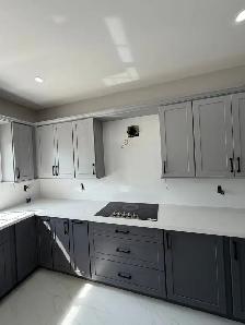 Kitchen Reno Cabinets Countertops Backsplash - Photo 9