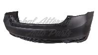 Honda Accord Sedan 2016-2017 Bumper Rear Primed W/Dual Exhaust