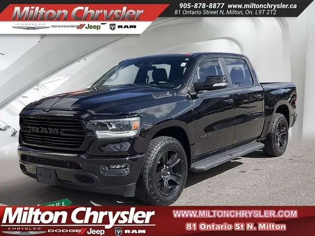 2022 Ram 1500 CREW SPORT 4X4| 12\' NAV| TRAILER TOW|SIDE STEPS