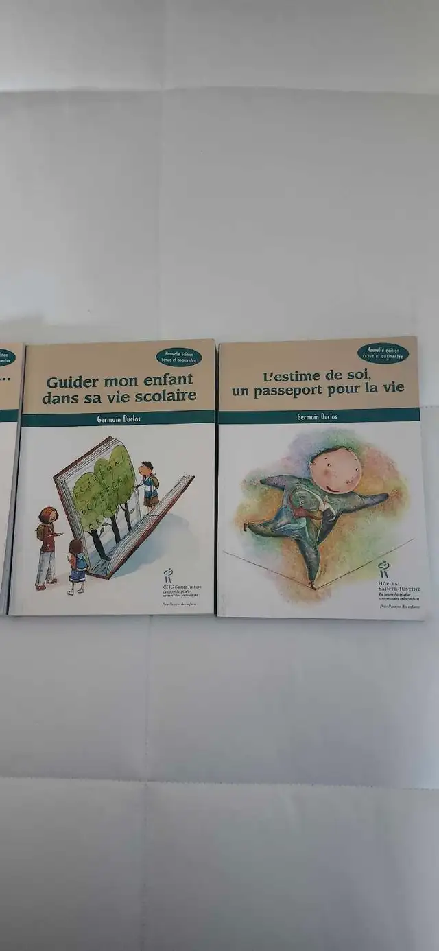 9 livres neuf Chu Ste Justine 10$ chaque