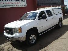 2012 GMC Sierra 2500HD 4X4 CREW CAB SHORT BOX SLIDE IN WORK CANO