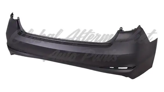 Hyundai Sonata 2015-2017 Bumper Rear Primed Without Sensor