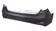 Hyundai Sonata 2015-2017 Bumper Rear Primed Without Sensor