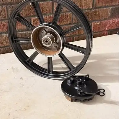 16' E-Motorcycle Front Wheel & Drum Brake Assembly