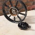 16' E-Motorcycle Front Wheel & Drum Brake Assembly