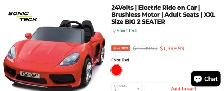 highend Remote control kids PORCHE car ride on - Photo 6