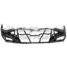 Hyundai Sonata 2020-2023 Bumper Front Primed Without Sensor