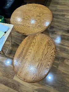 Coffee & Side TABLES - OAK - hardwood - Photo 6