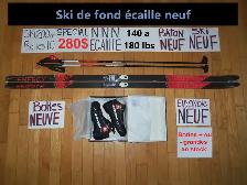 Équipements de ski de fond écaille ENSEMBLES COMPLET NEUF