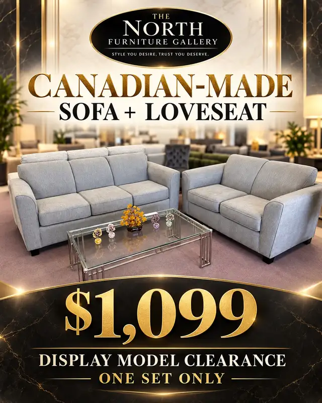 canadian made sofa set on sale ‼️‼️