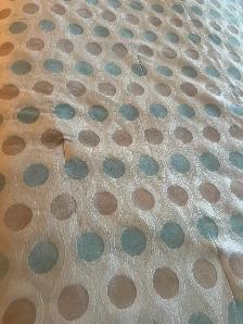 COUVRE LIT ET JUPE BEIGE BRUN VERT POUR QUEEN - Photo 3